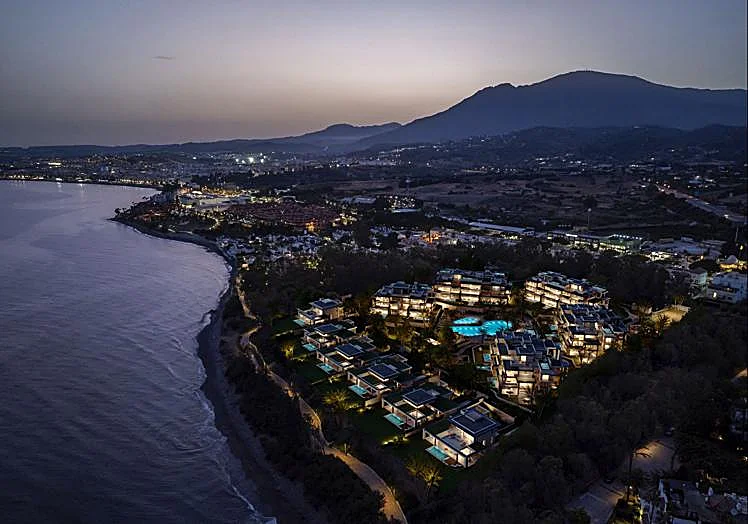 Sierra Blanca by the Sea Main Alta Moderna arial view
